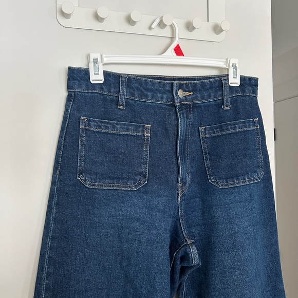 H&M Dark Blue Flare Jeans - Picture 2 of 4